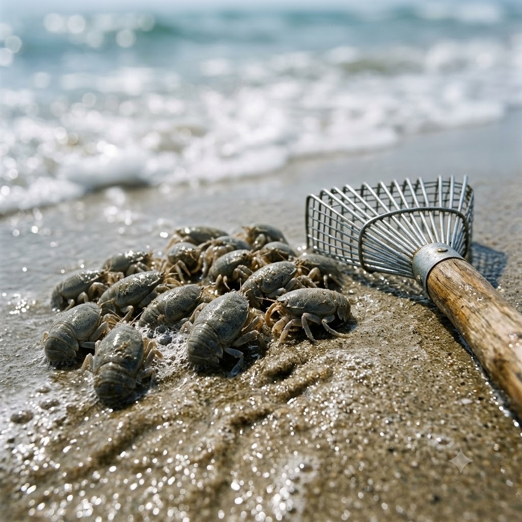 Mole Crab (Sand Flea)